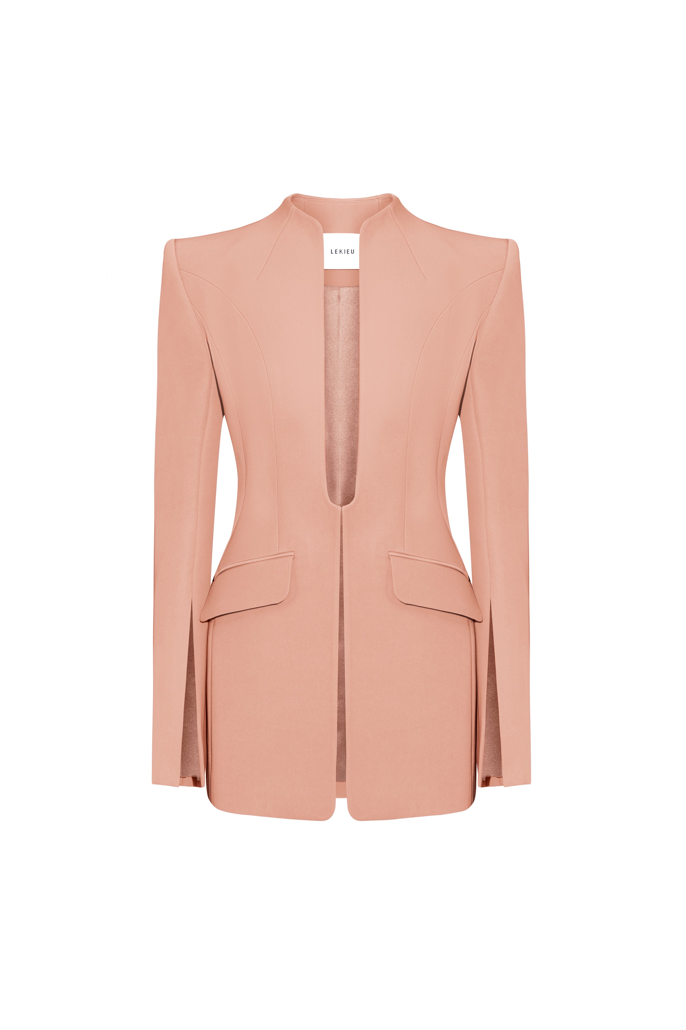 Women's Marseille Straight Square Shoulder Crepe Blazer XS/S/M/L