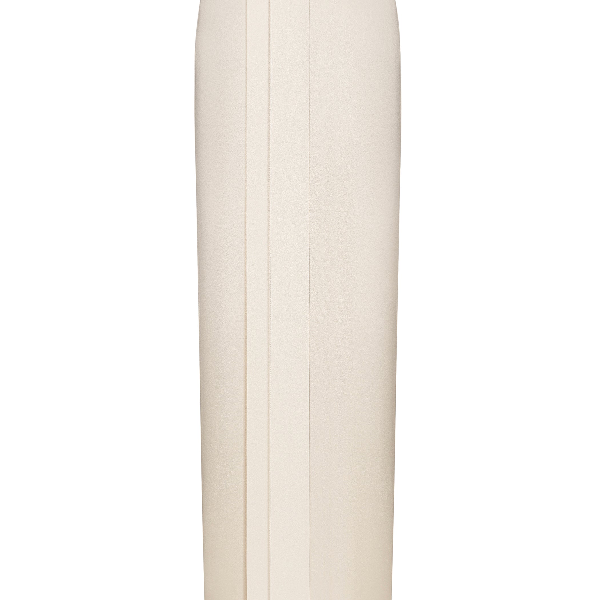 Minard Straight Front Slit Sateen Maxi Skirt