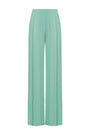 Saint-Paul Straight Wide Leg Silk Maxi Pants