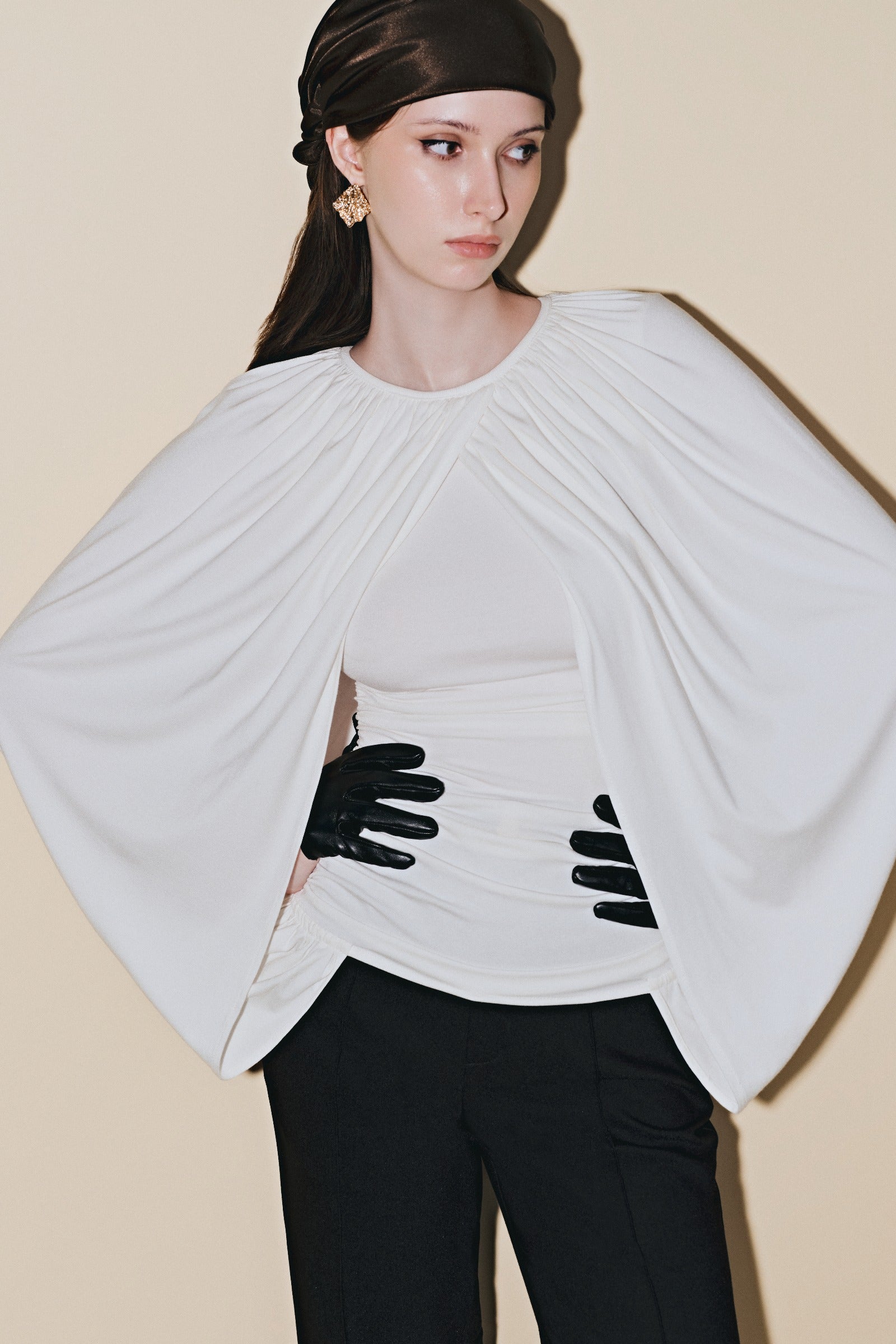 Amara Cape Sleeve Top
