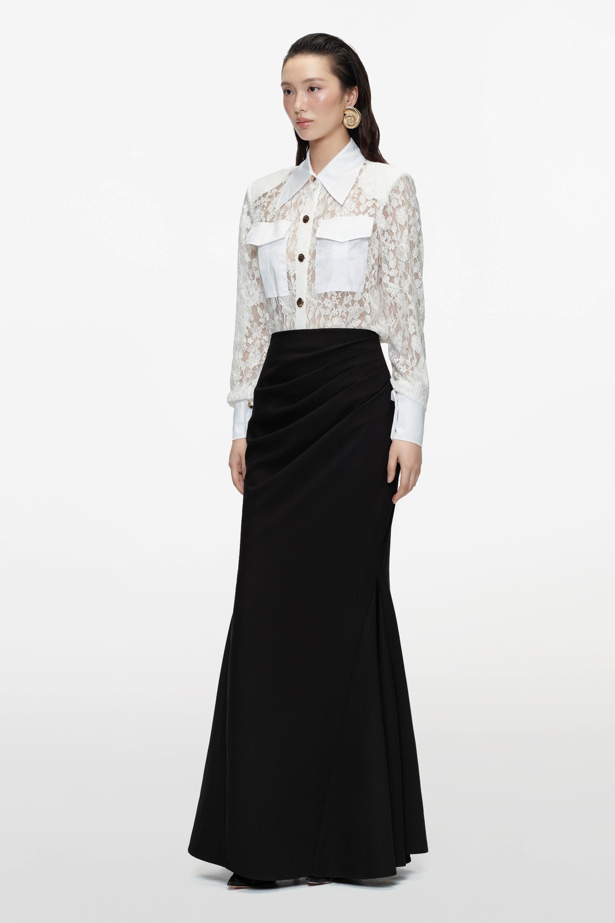 Nesta Draped Skirt