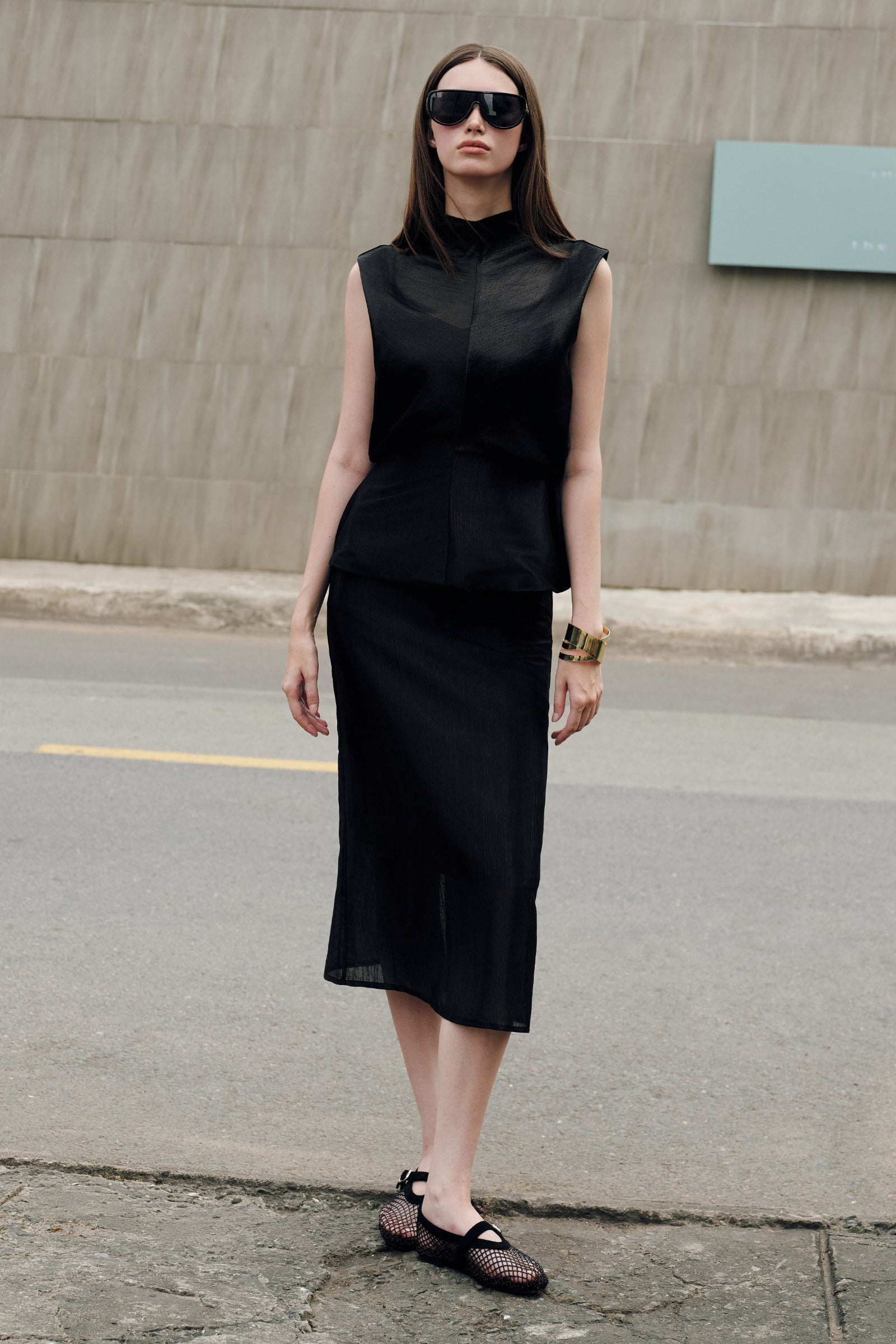 Nacre Sheer Skirt