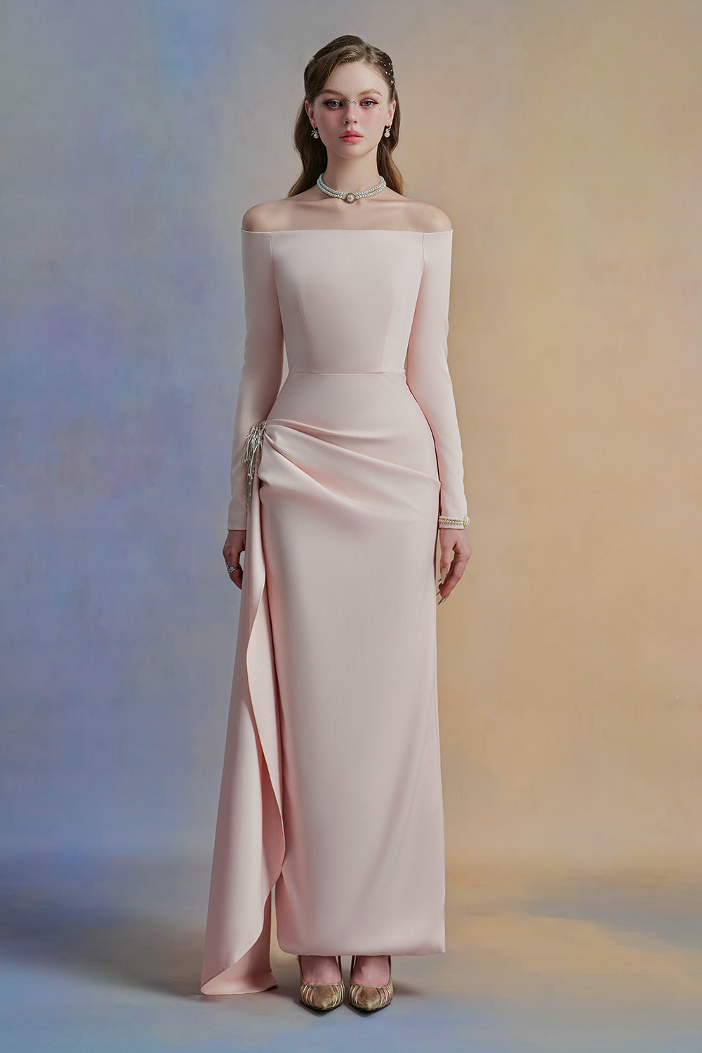 Women's Rouge Sheath Extended Flap Cotton Maxi Dress S/M/L/Customize Icy Pink Mean Blvd Icy Pink / Customize Women's Rouge Sheath Extended Flap Cotton Maxi Dress S/M/L/Customize Icy Pink Mean Blvd Icy Pink / Customize