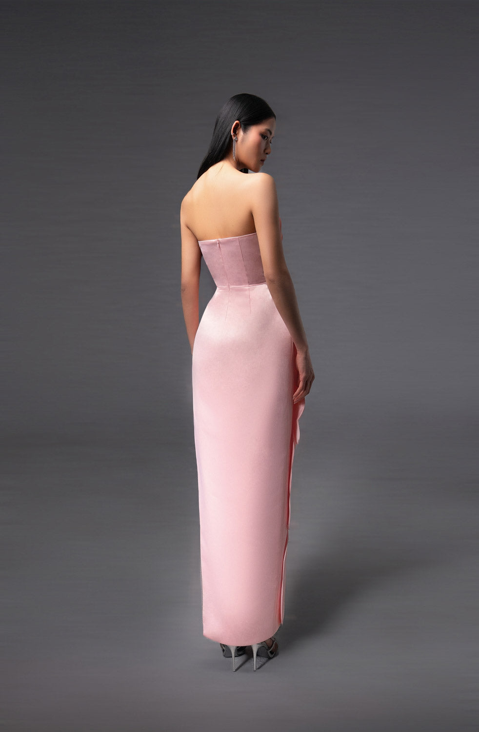 polyester dress maxi Women's Velour Pegged Sleeveless Polyester Maxi Dress XXS/XS/S/M/L/XL/XXL/3XL/Customize Red/White/Pink MEAN BLVD Pink / 3XL