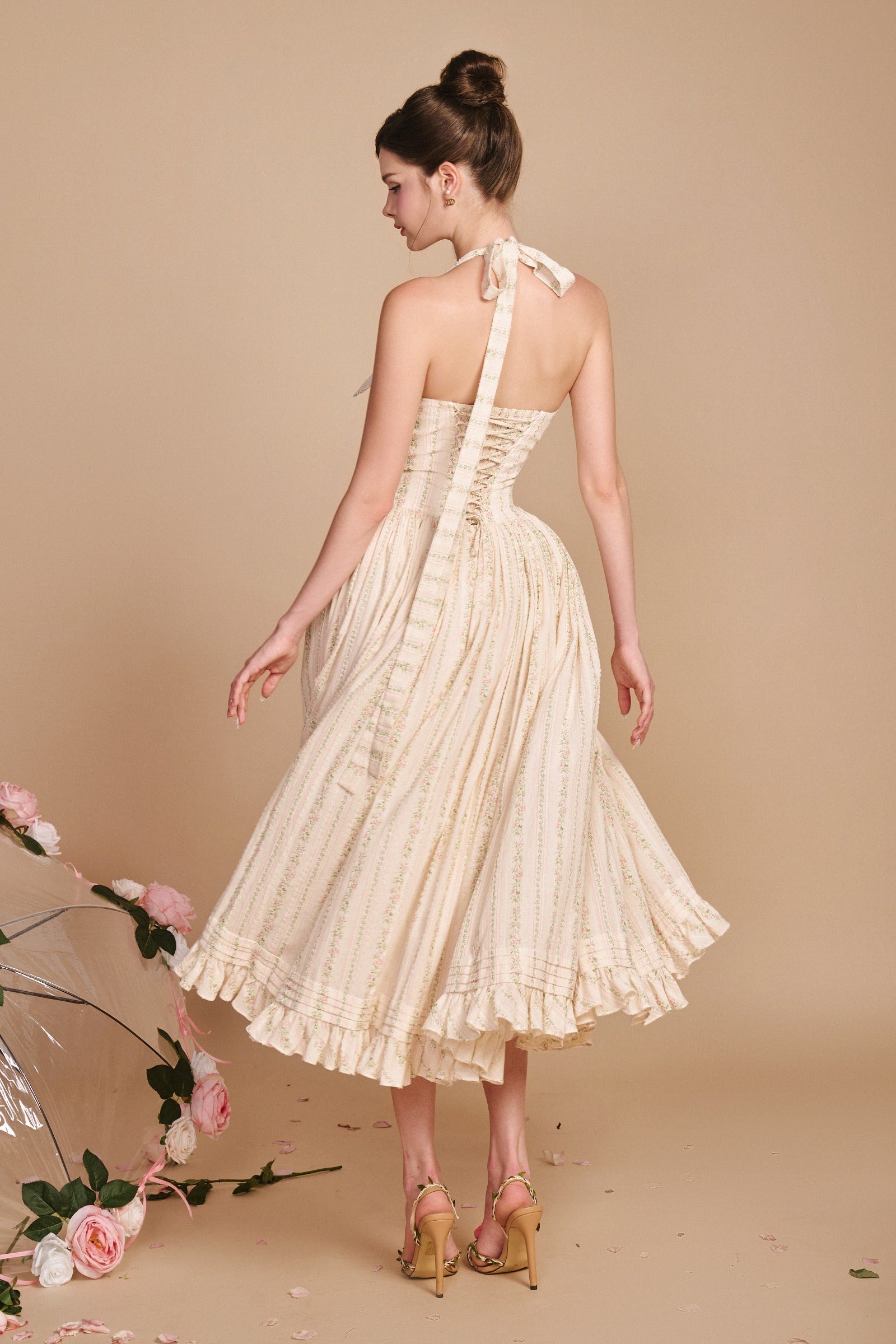 Secret Garden A-line Maxi Dress