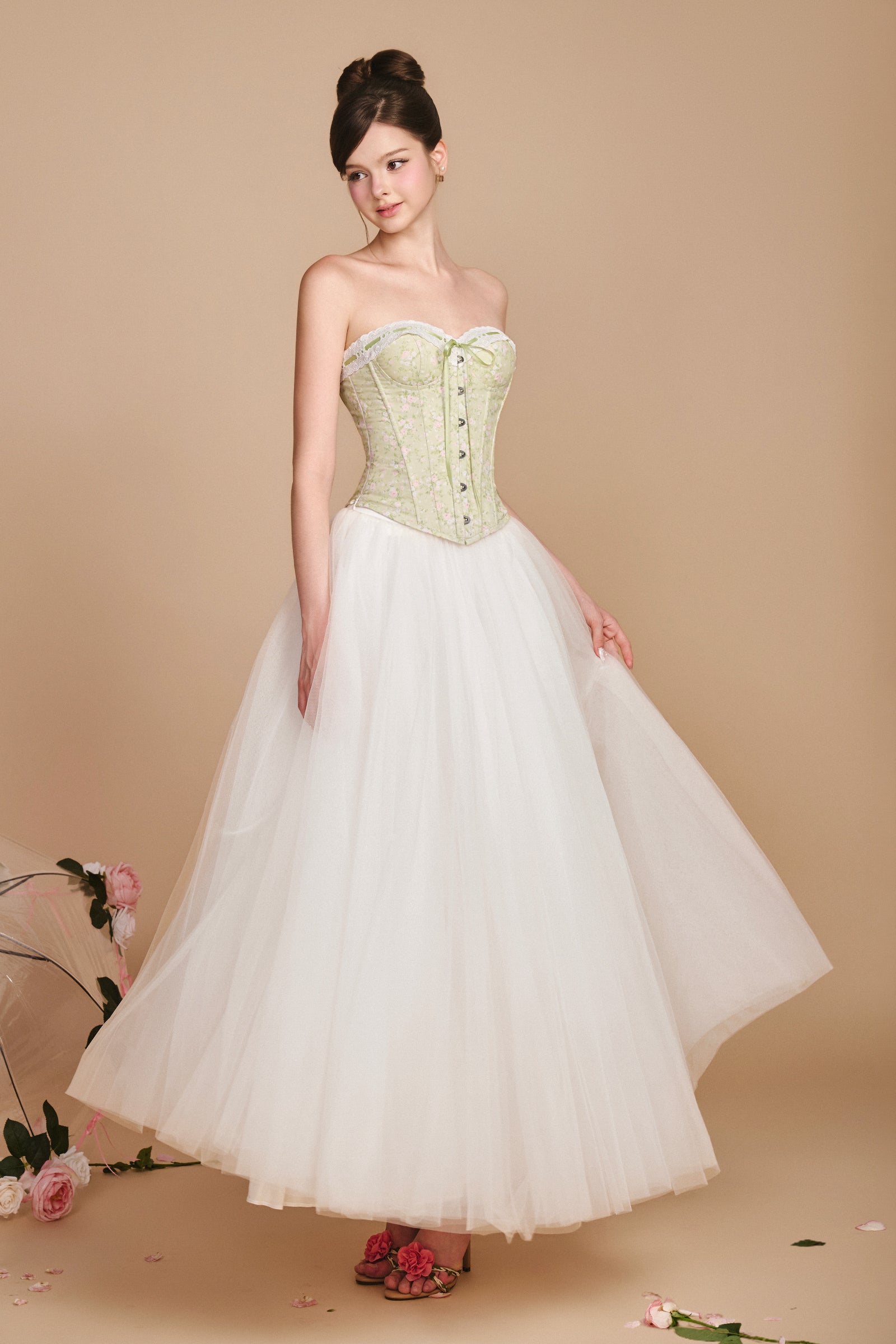 À La Rose Ribbon Top