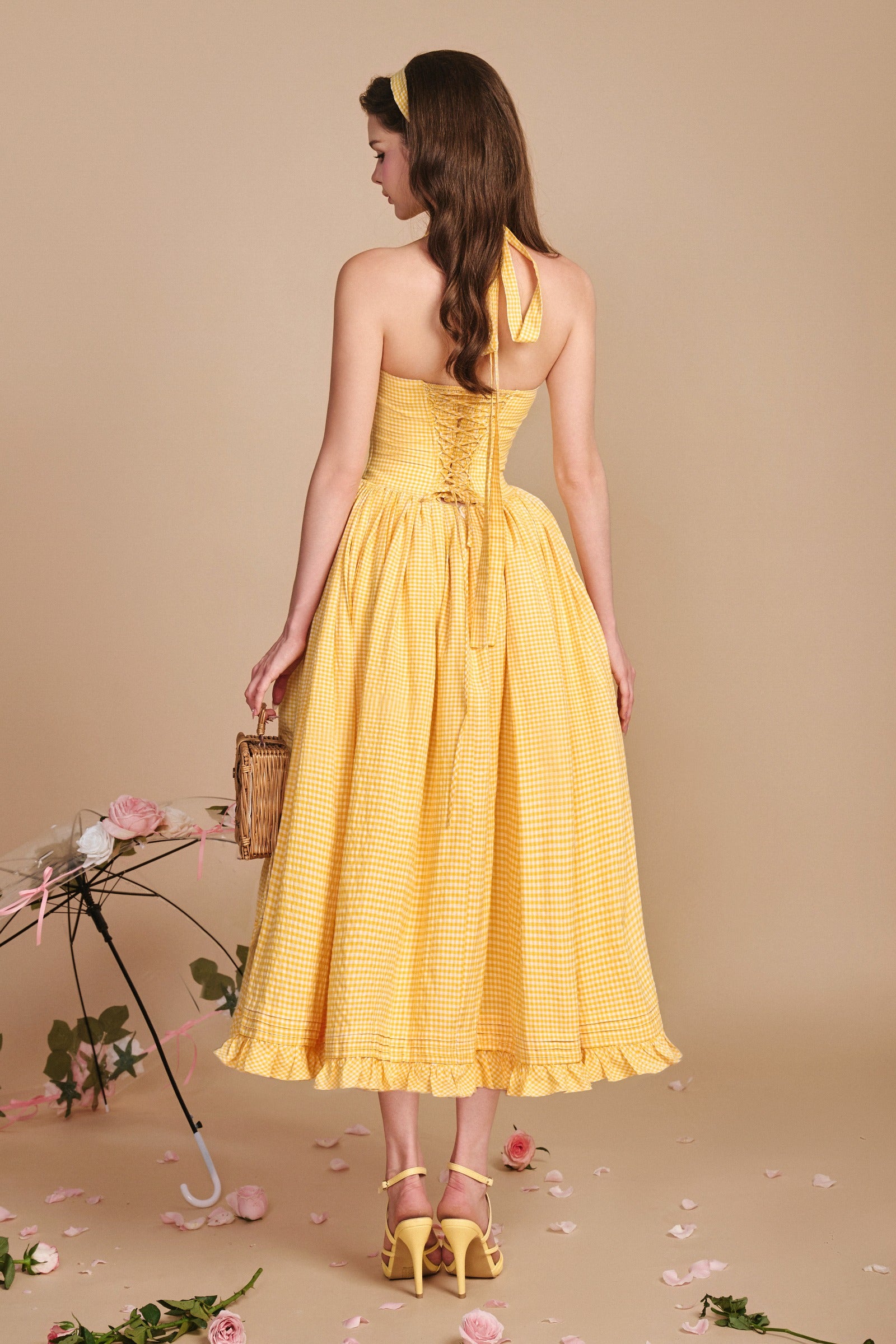 Secret Garden A-line Maxi Dress