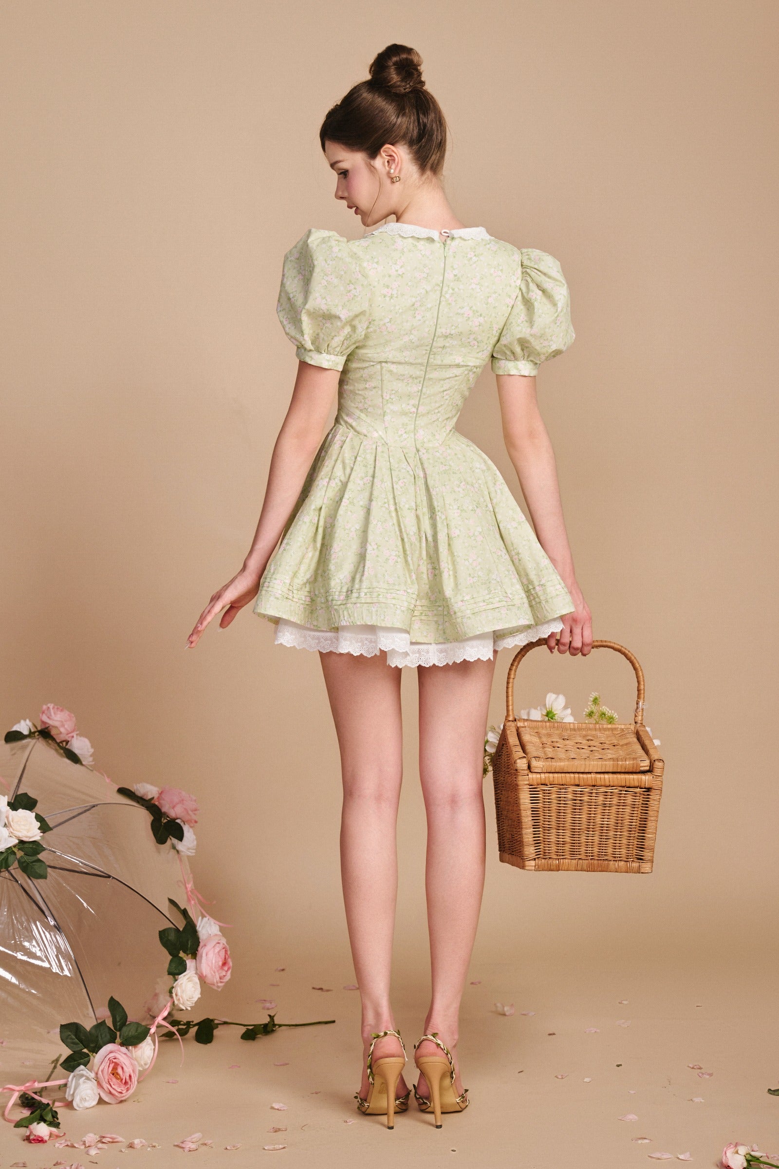 Mon V-Neck Mini Dress