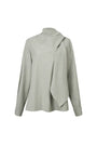 Serene Straight Scarf Neck Cashmere Shirt