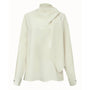 Twilight Straight Cuff Sleeved Wool Blend Shirt
