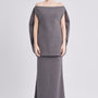 Snow Trumpet High Waist Felt Ankle Length Skirt