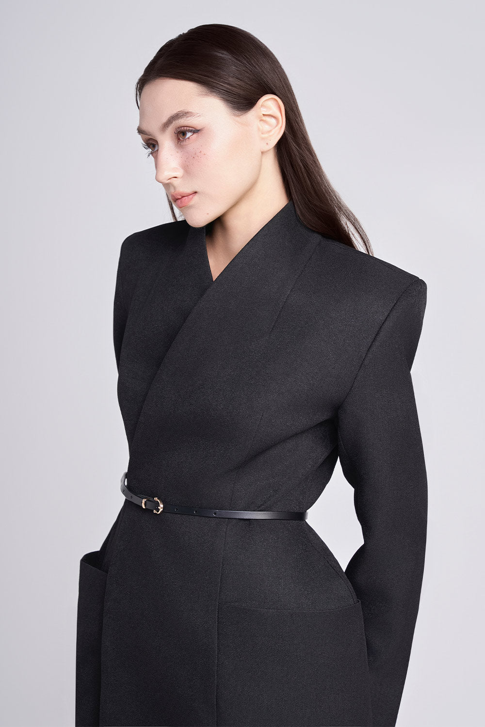 Rylee Wrap V-Neck Velvet Burlap Mini Dress