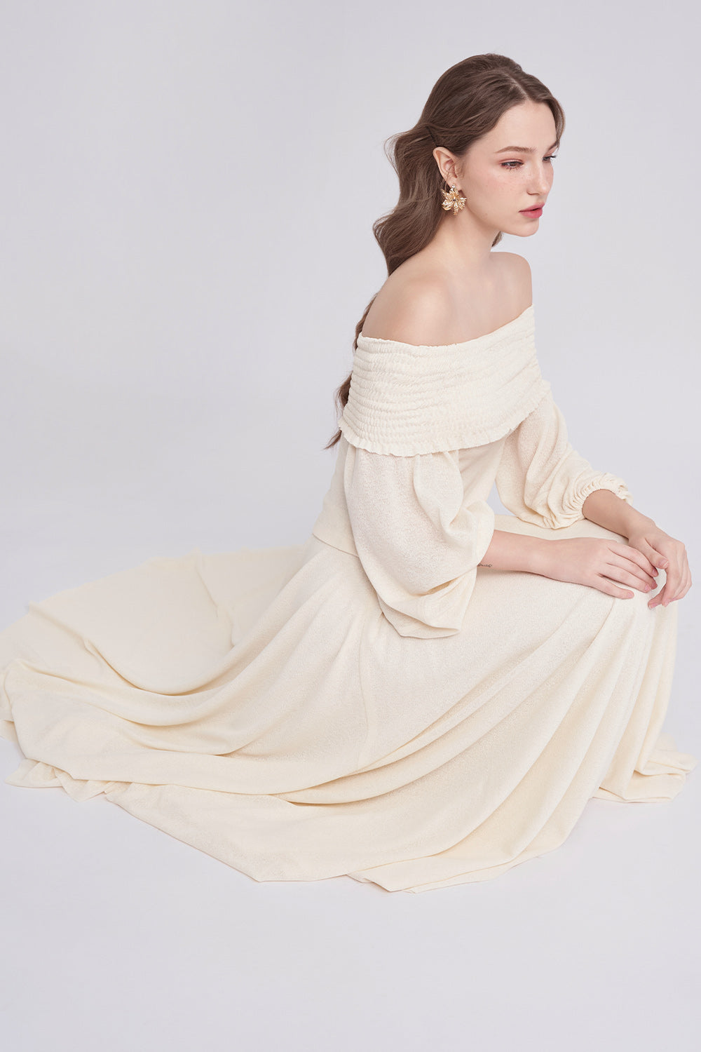 Bae Straight Off-Shoulder Cotton Spandex Top