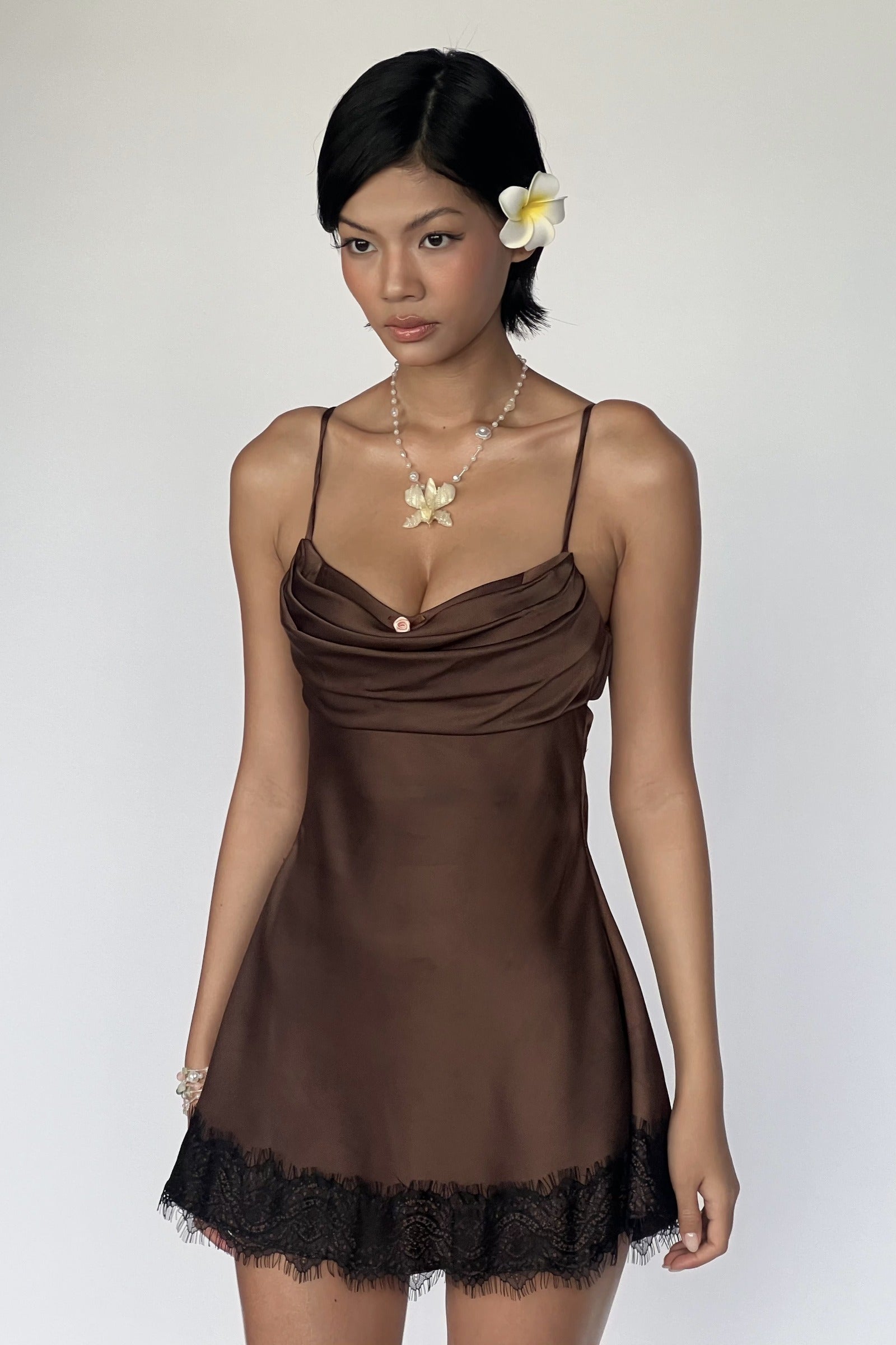 Mary Draped Mini Dress