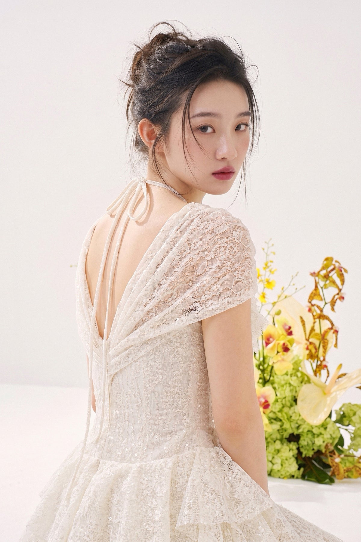 Giselle Ruffle Mini Dress