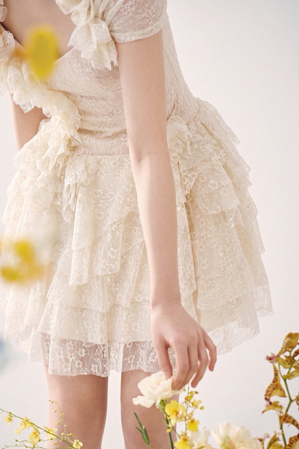 Giselle Ruffle Mini Dress