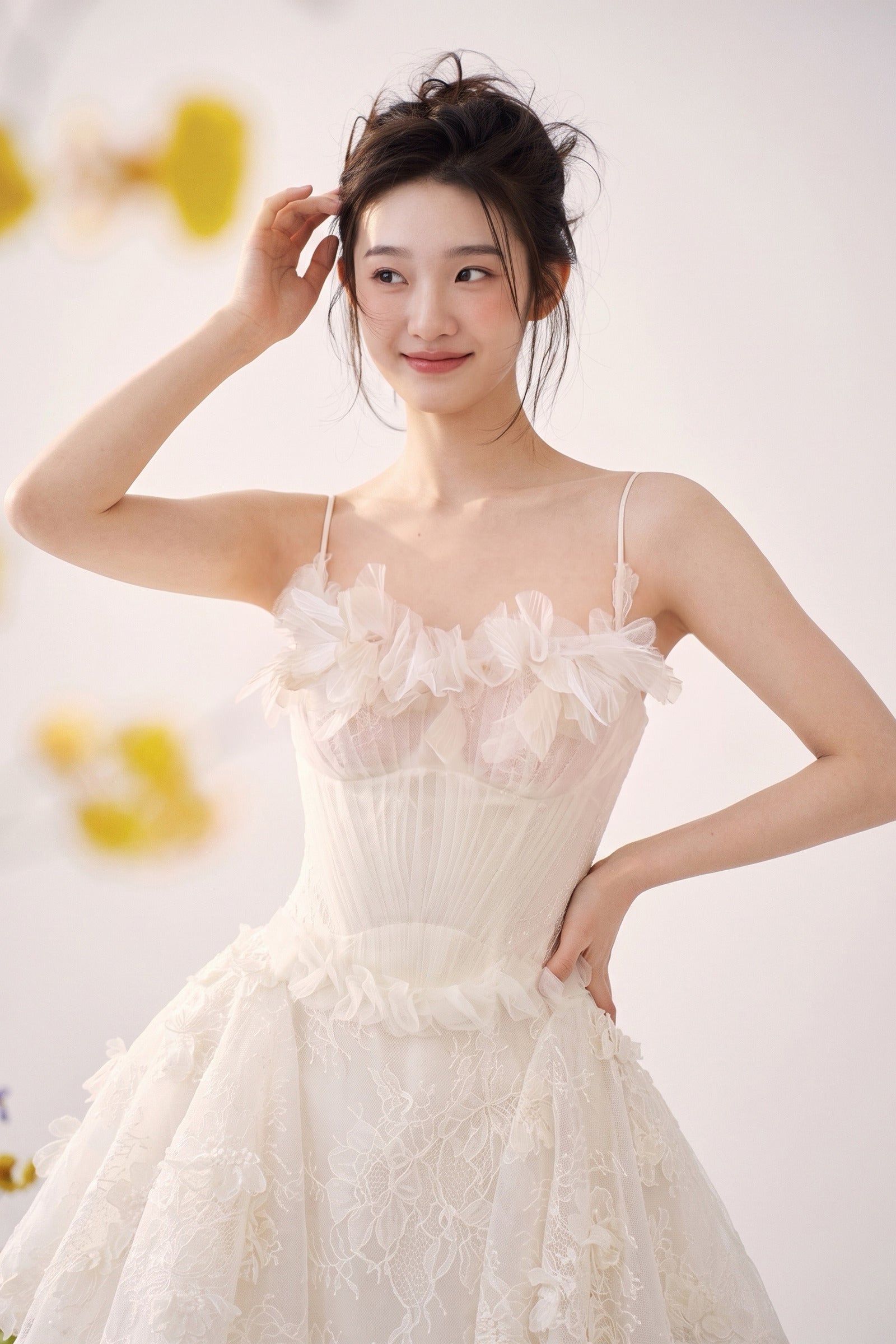 Callista Applique Mini Dress