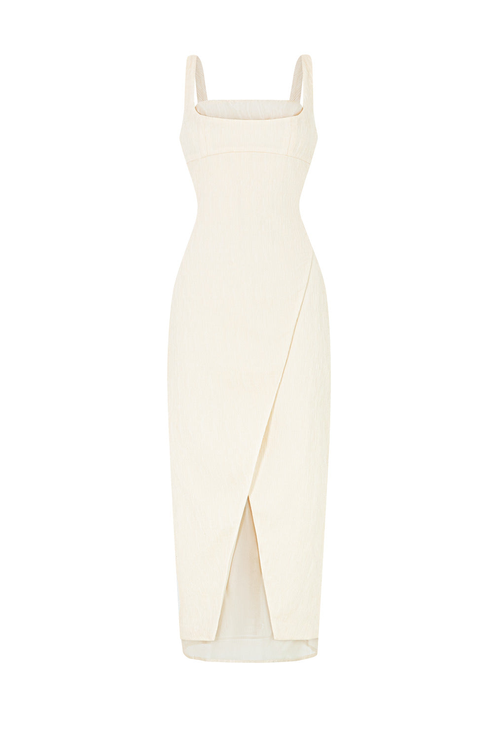 Dreamer Sheath Strappy Cotton Voile Midi Dress