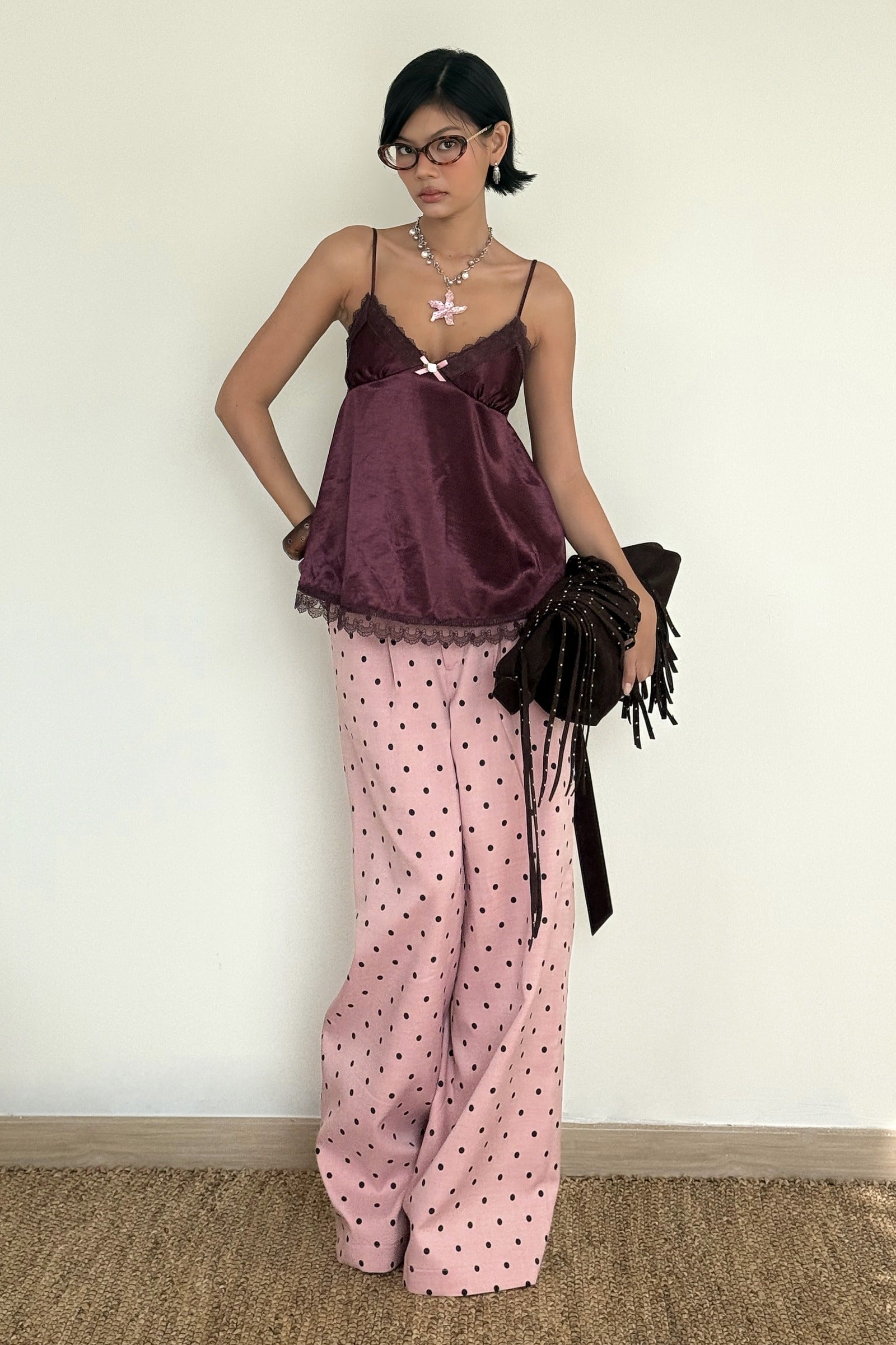 Cherry Babydoll Top