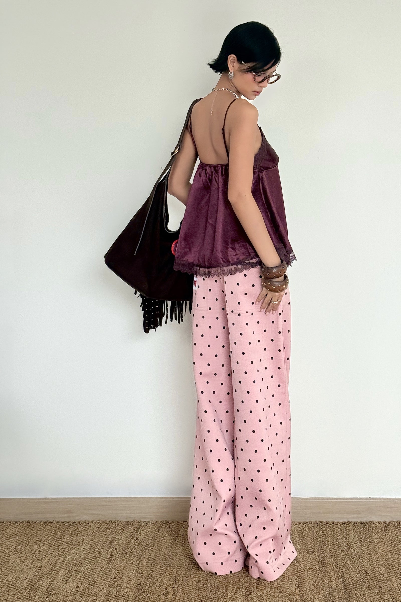 Cherry Babydoll Top