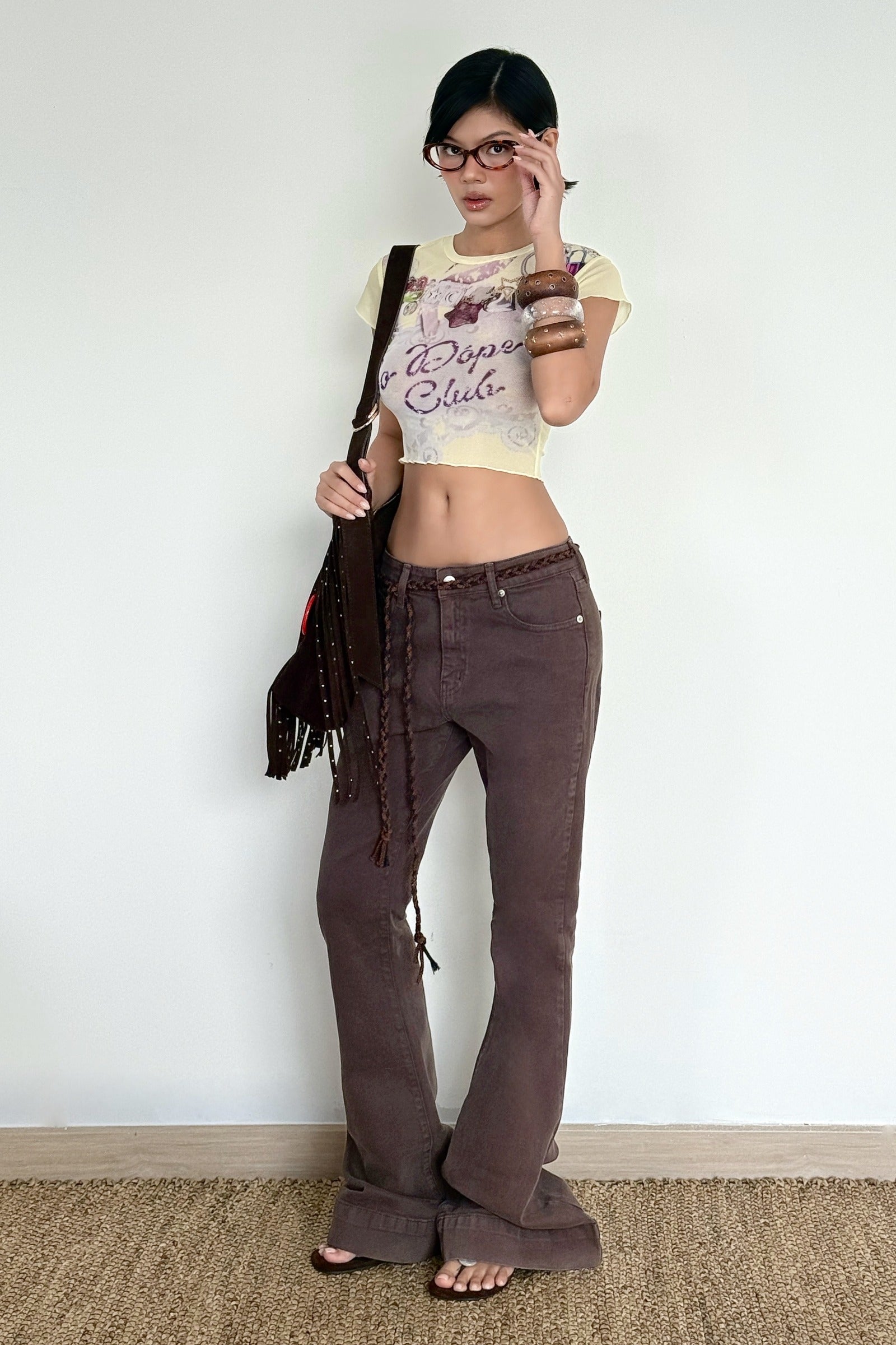 Sun Round Neck Top