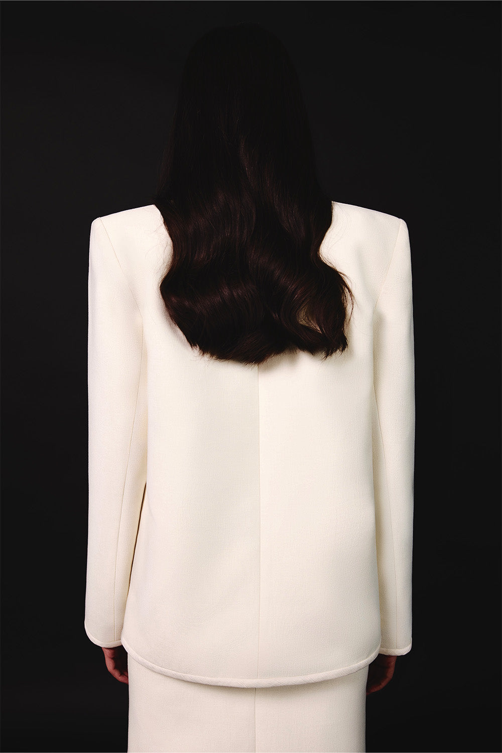 Bang Straight Long Sleeved Taffeta Blazer