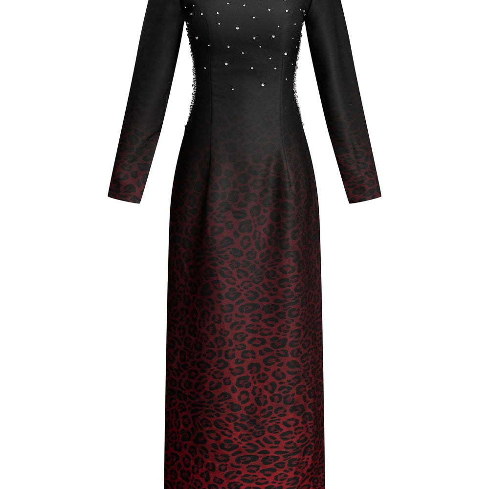 Élise Round Neck Maxi Dress
