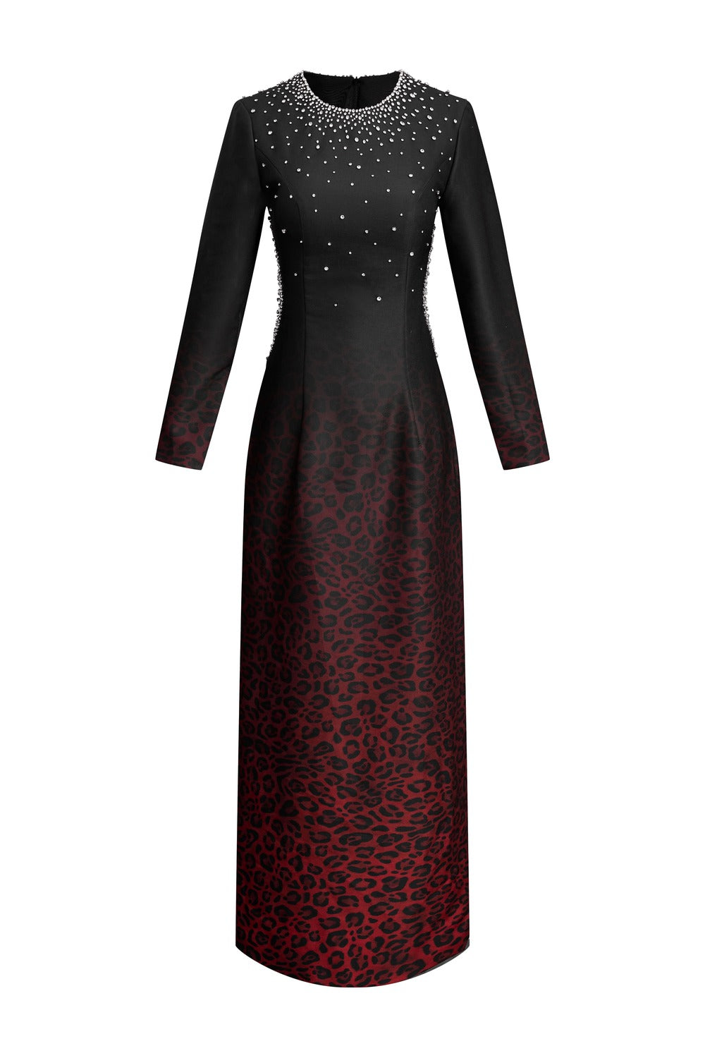 Élise Round Neck Maxi Dress
