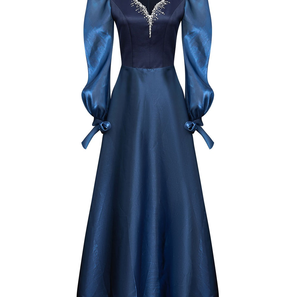 Duchess Bishop Sleeve Maxi Dress