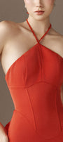 Phoenixia Halter Corset Gown With Cascading Flames 3