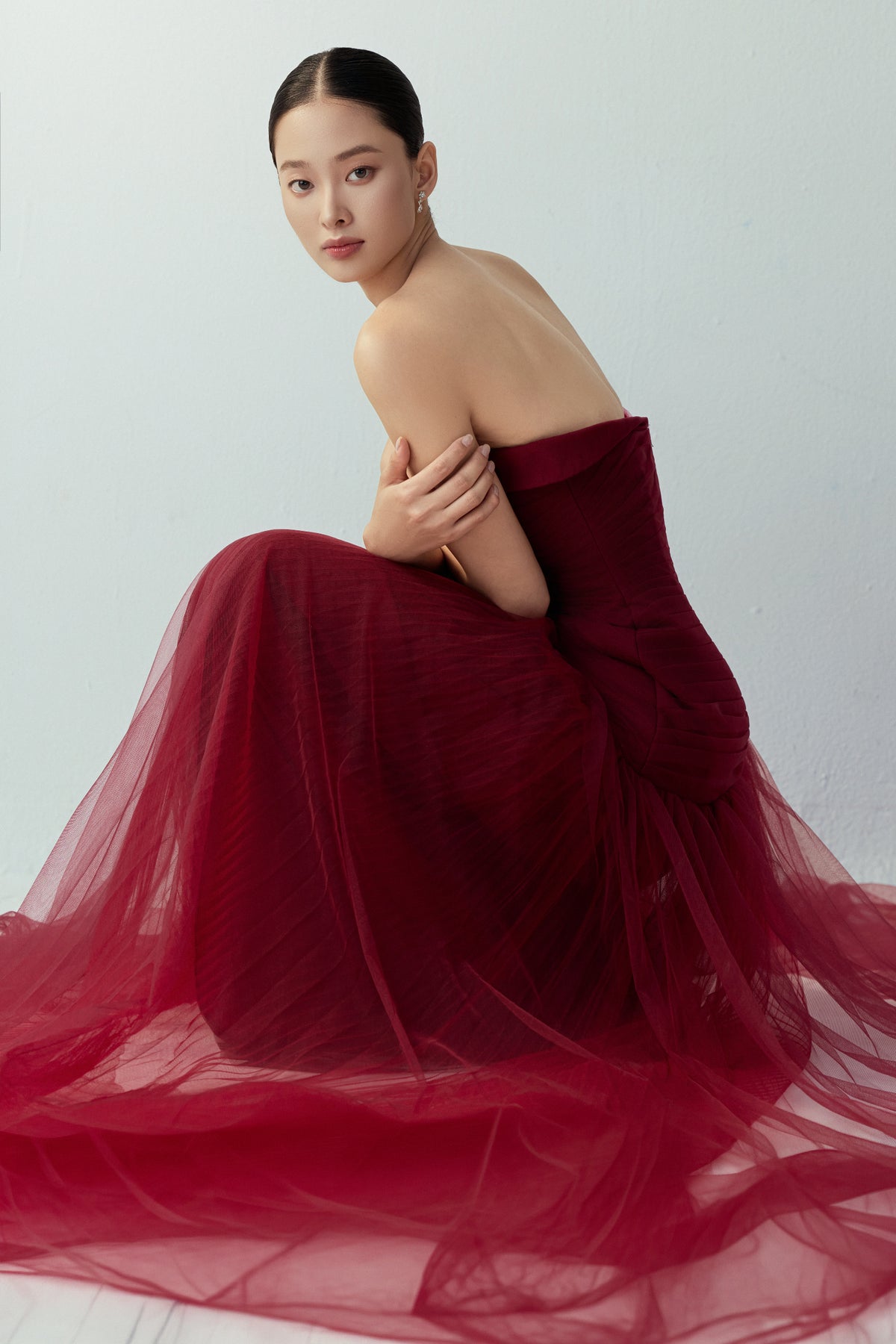 Iva Ruched Maxi Dress