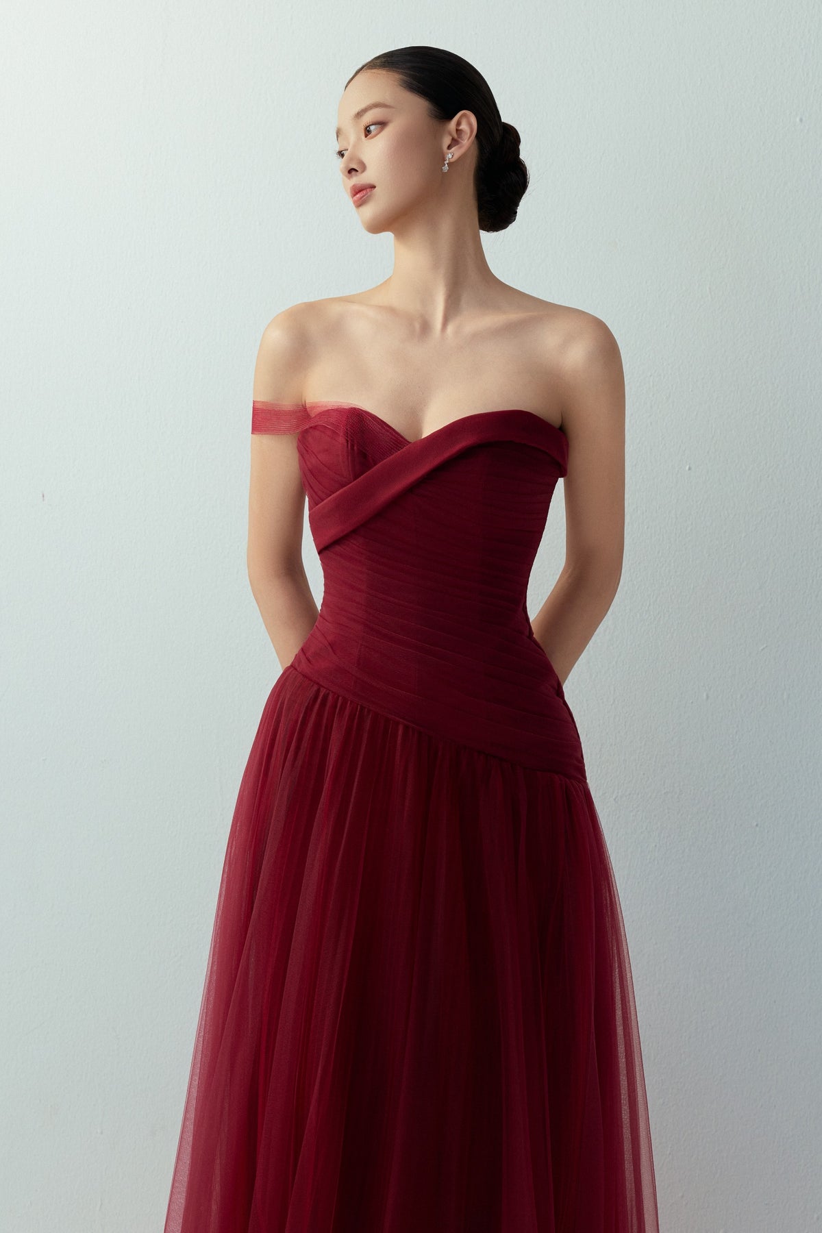 Iva Ruched Maxi Dress