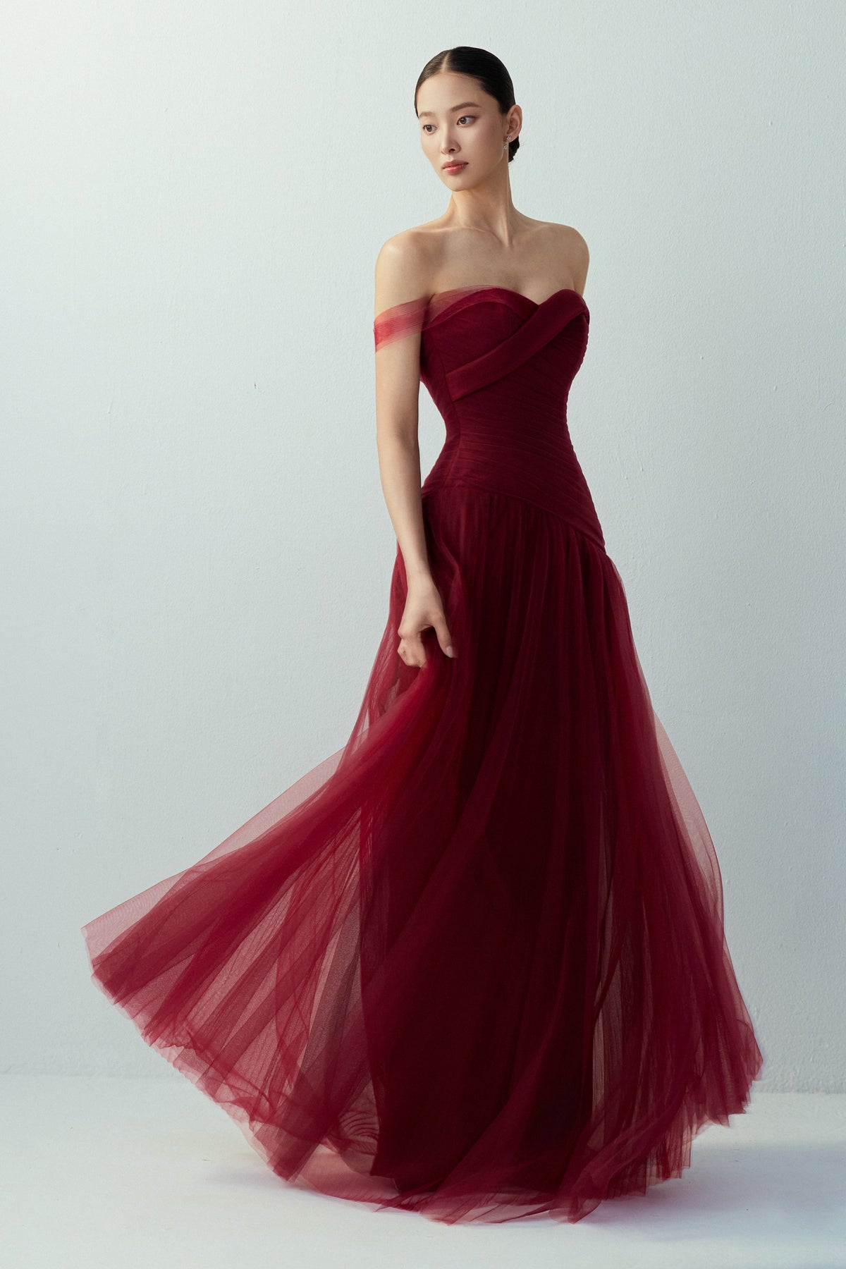Iva Ruched Maxi Dress