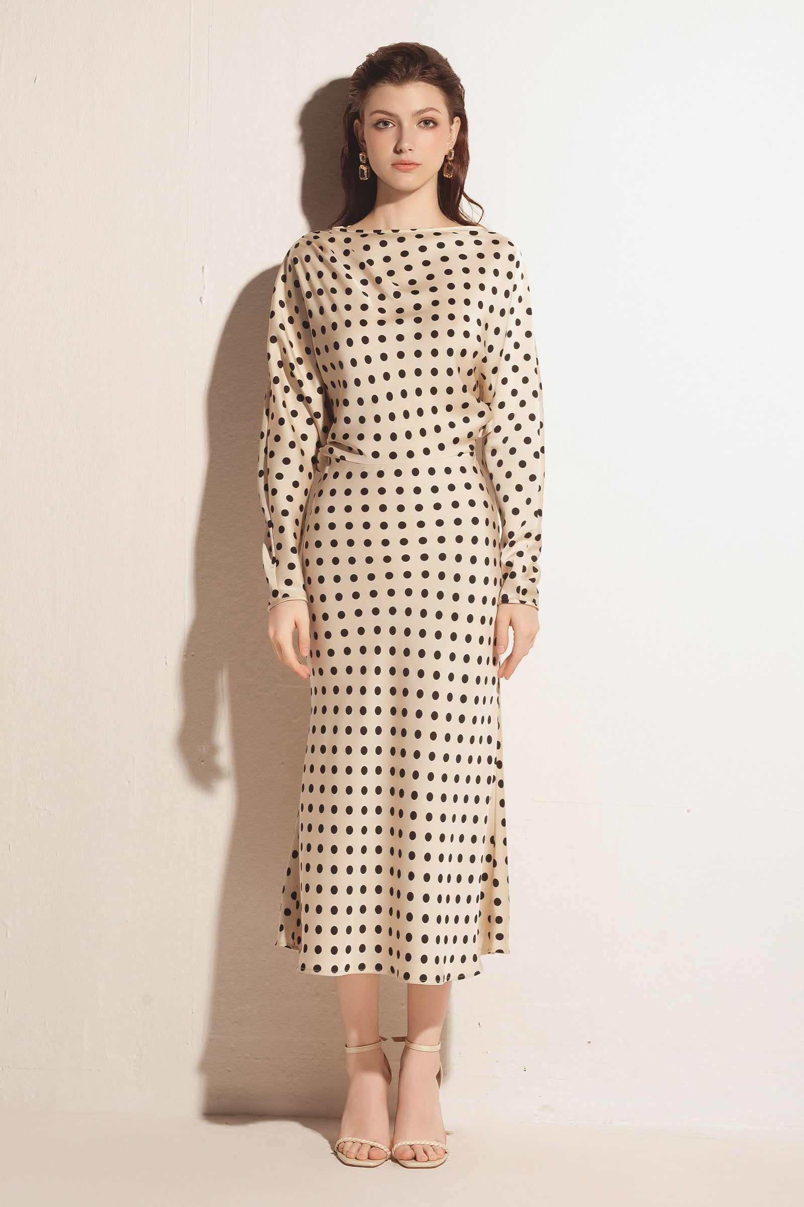 Imelda Ruched Midi Dress - MEAN BLVD