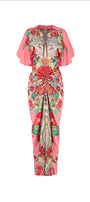 Indochine Ruched Midi Dress - MEAN BLVD