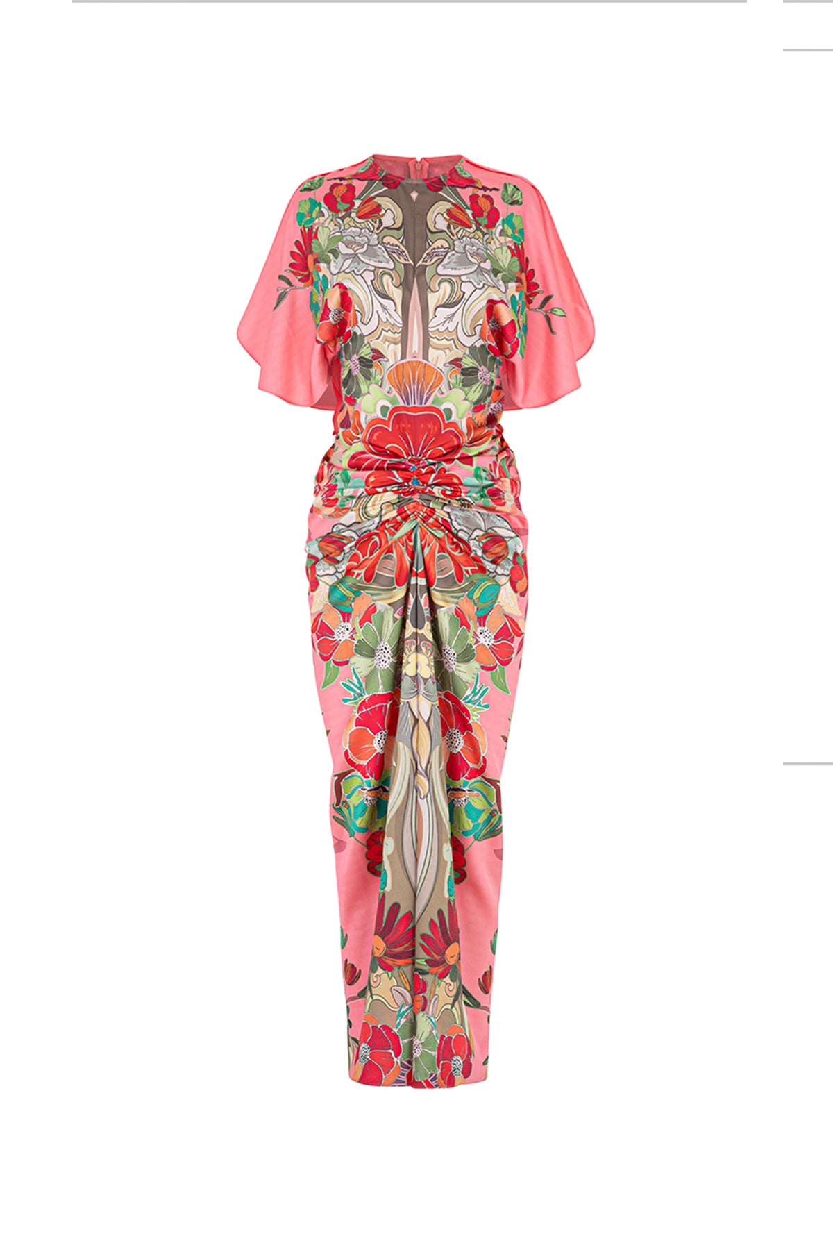 Indochine Ruched Midi Dress - MEAN BLVD