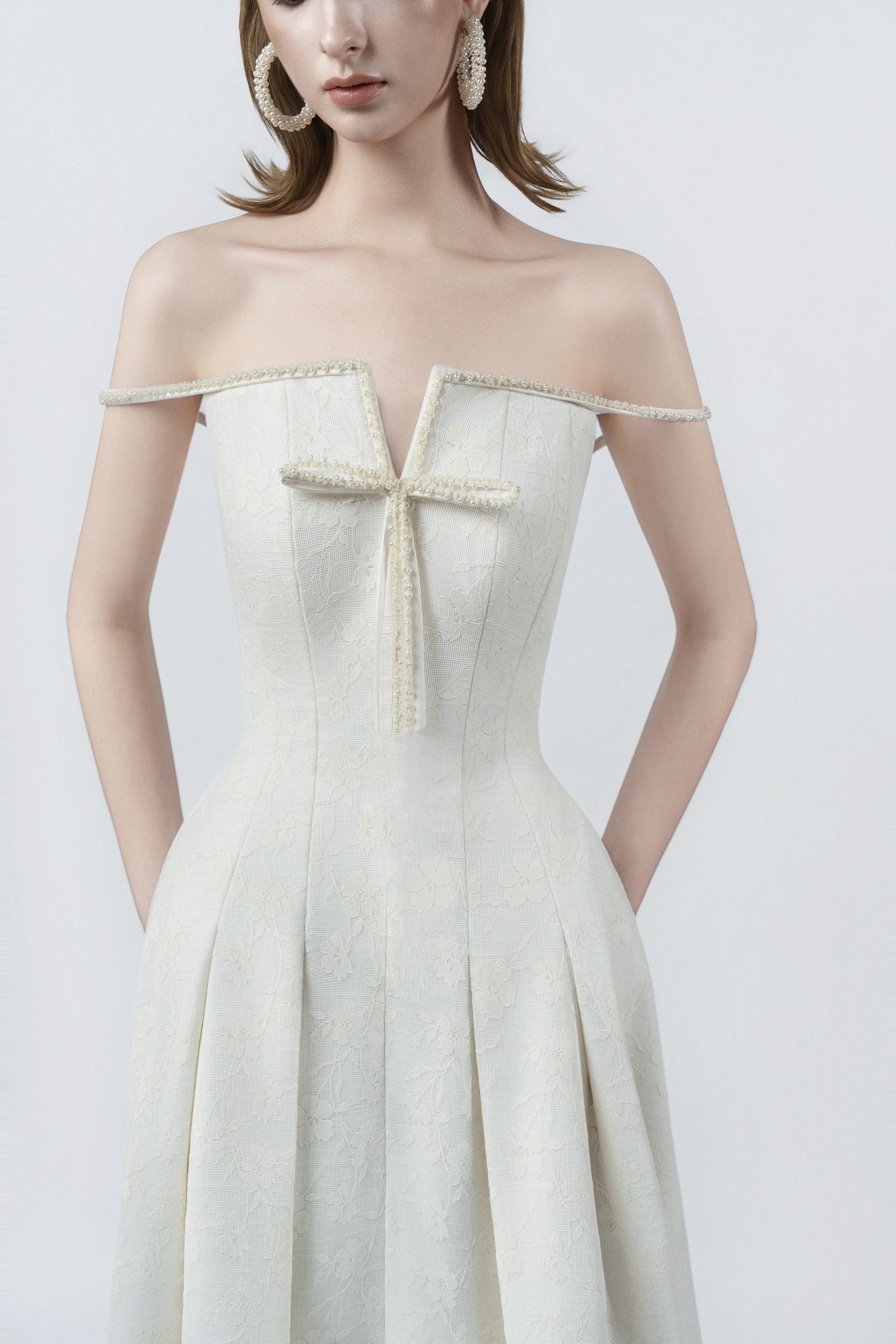 Ingrid Off-Shoulder Maxi Dress