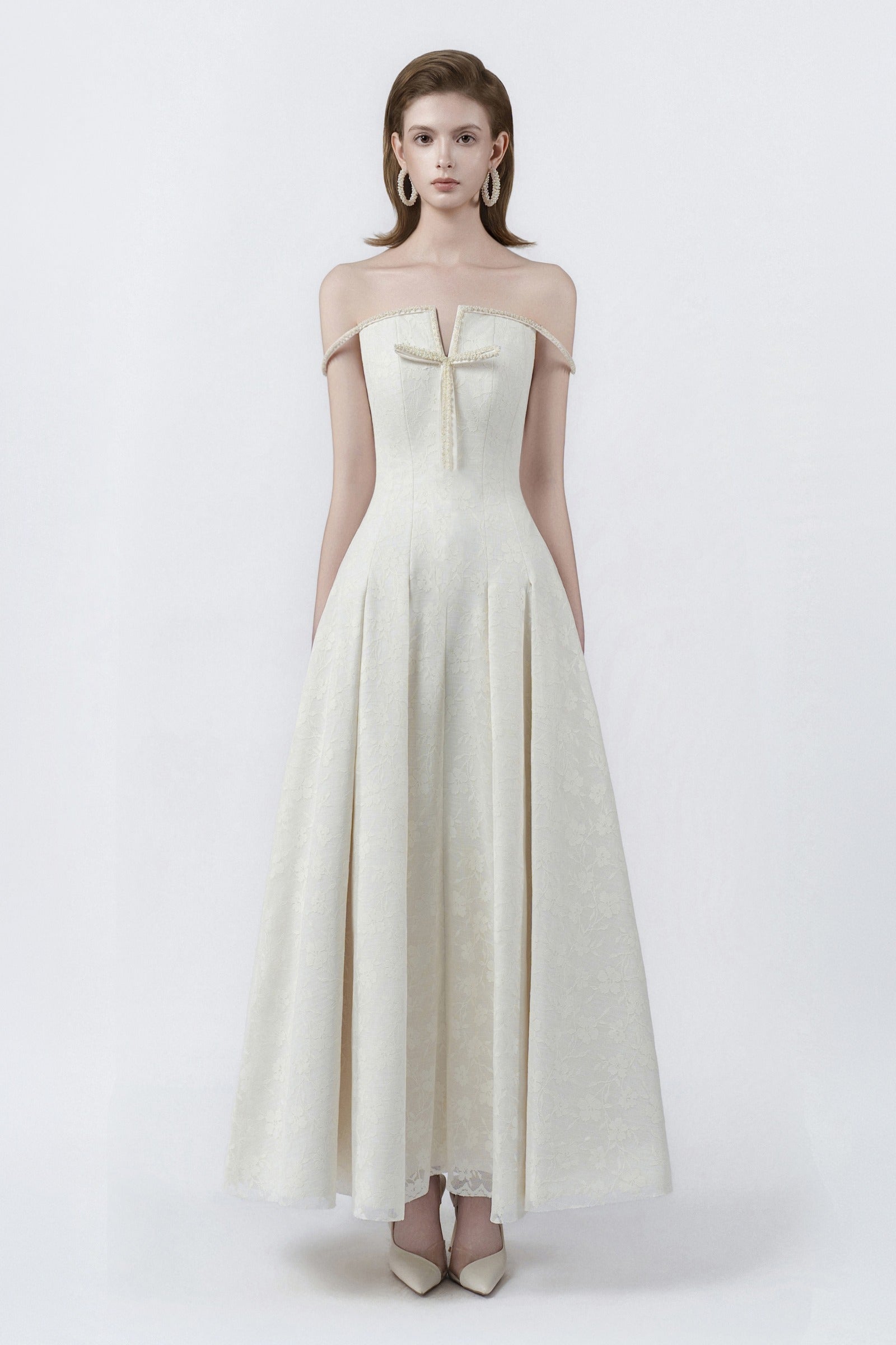 Ingrid Off-Shoulder Maxi Dress