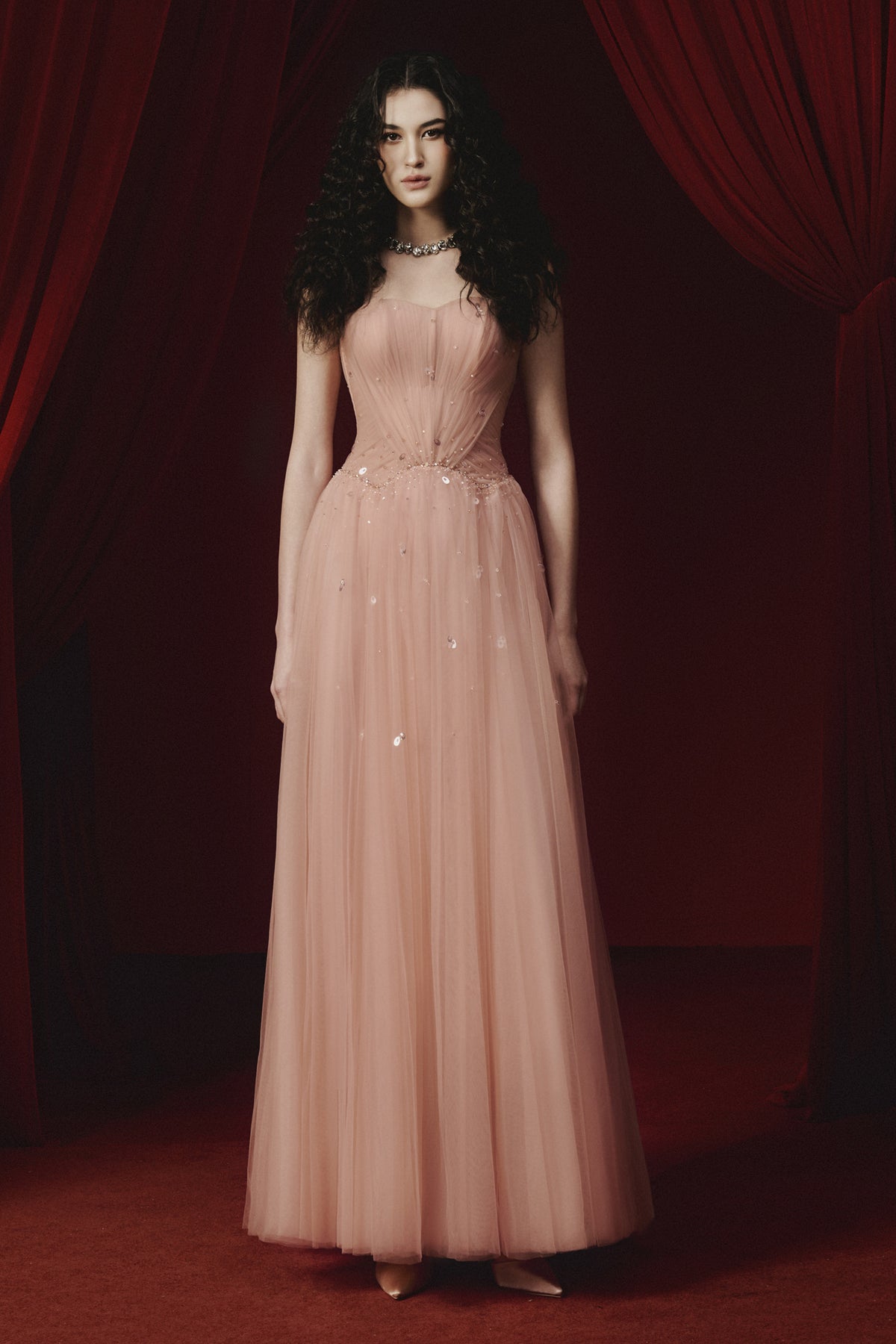 Irene Draped Maxi Dress - MEAN BLVD