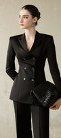 Isa Notched Lapel Blazer - MEAN BLVD