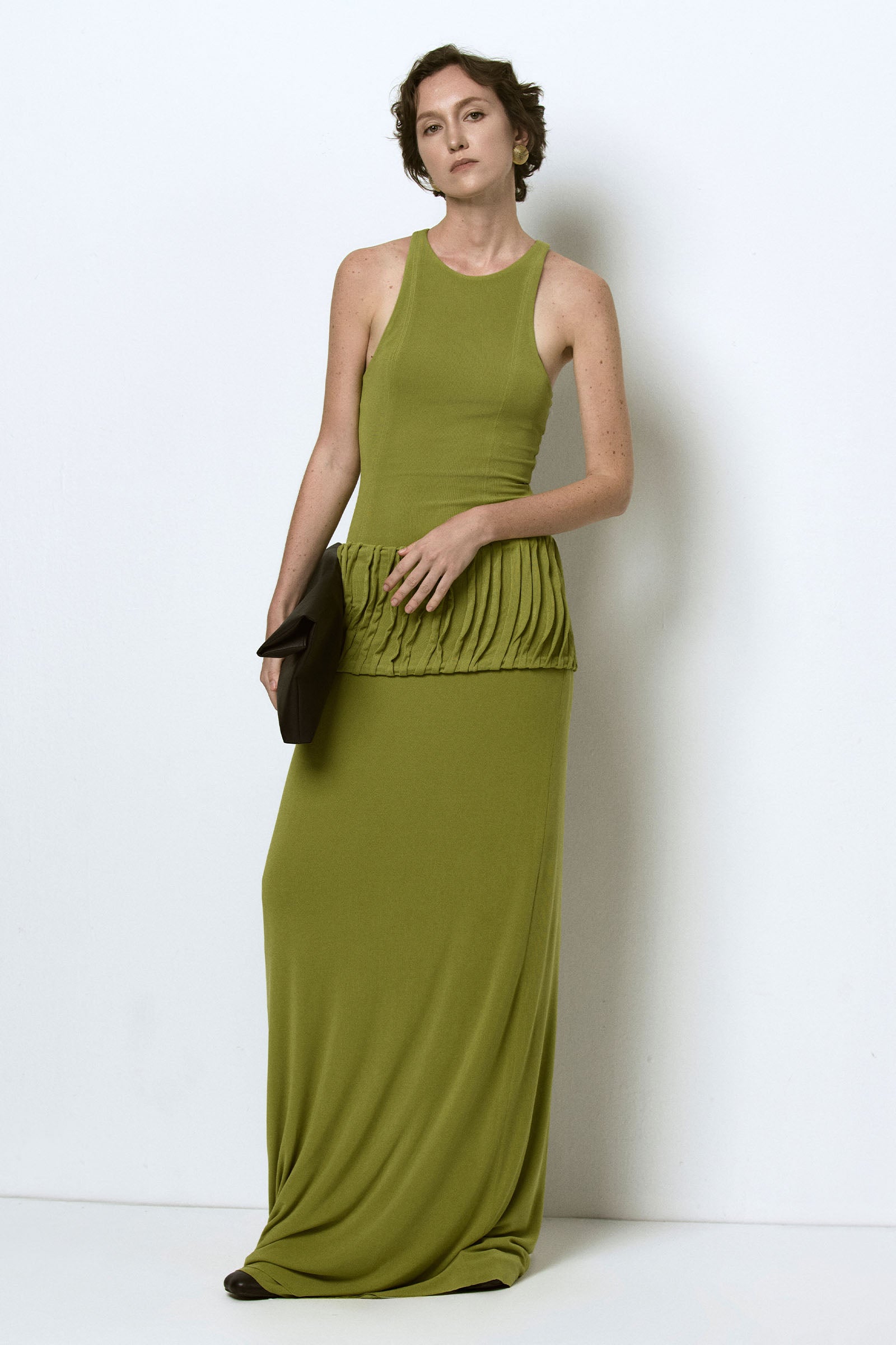 Isadora Ruched Maxi Dress - MEAN BLVD