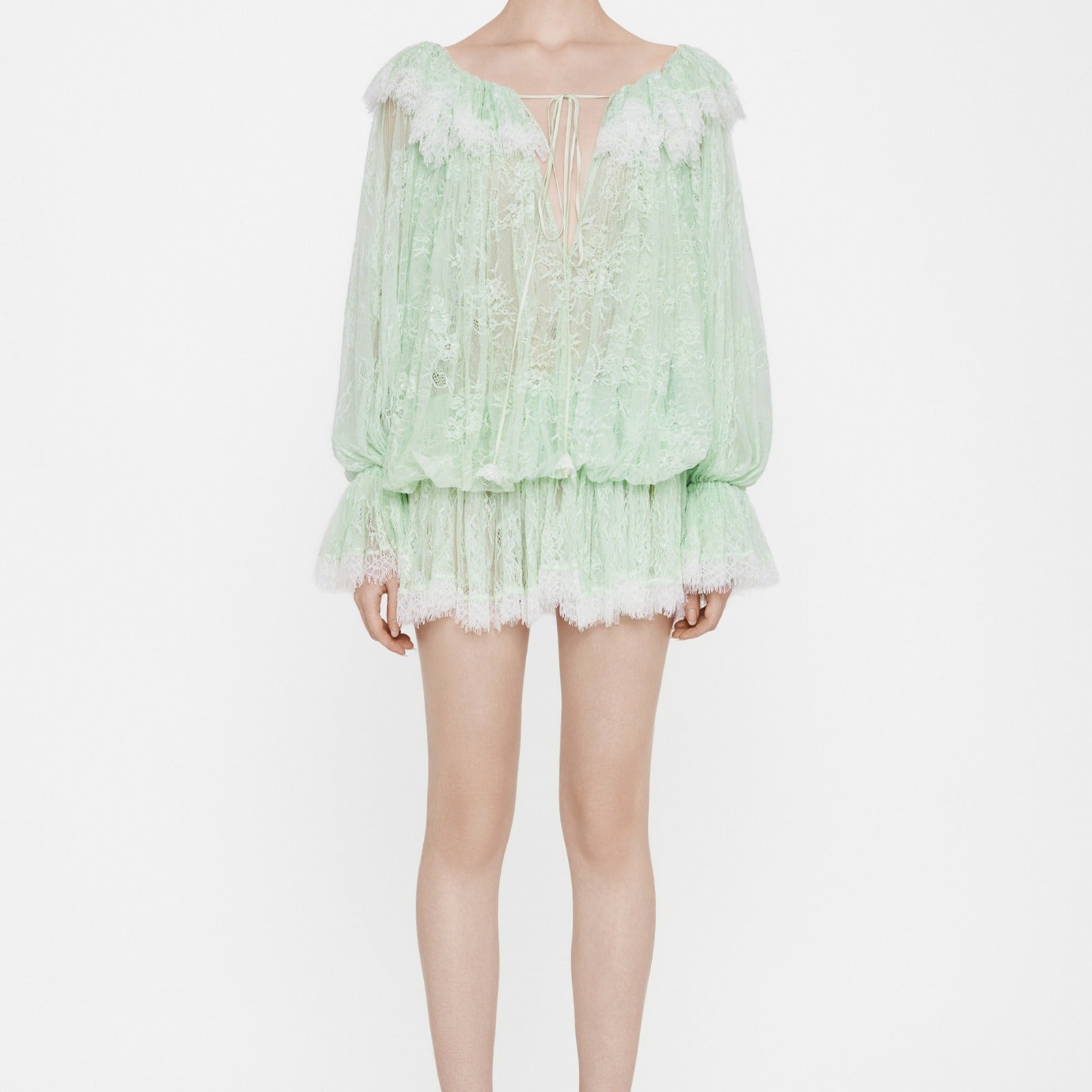 Isolde Blouson Mini Dress - MEAN BLVD