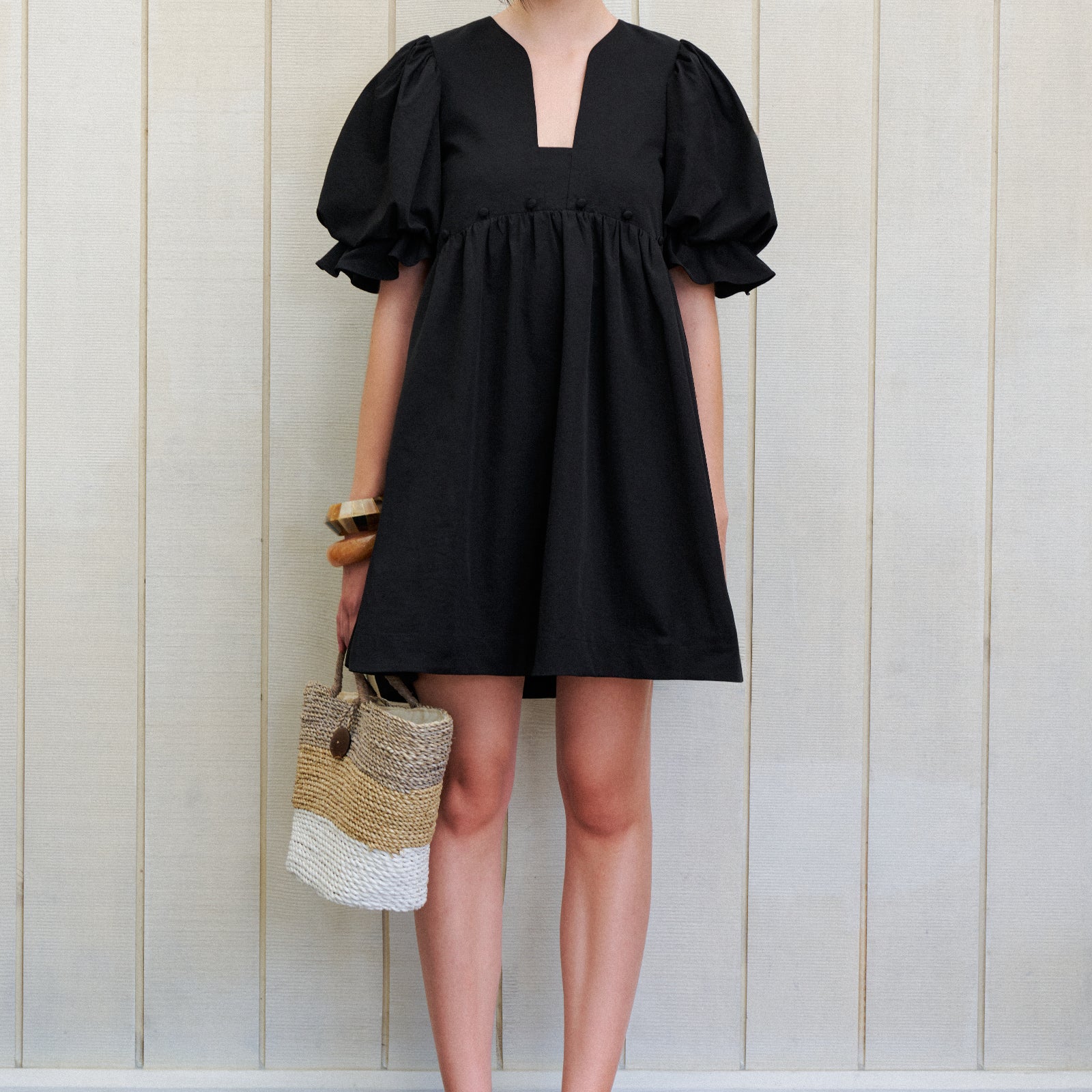 Isolde Puff Sleeve Mini Dress - MEAN BLVD