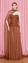 Isolde Ruched Maxi Dress - MEAN BLVD