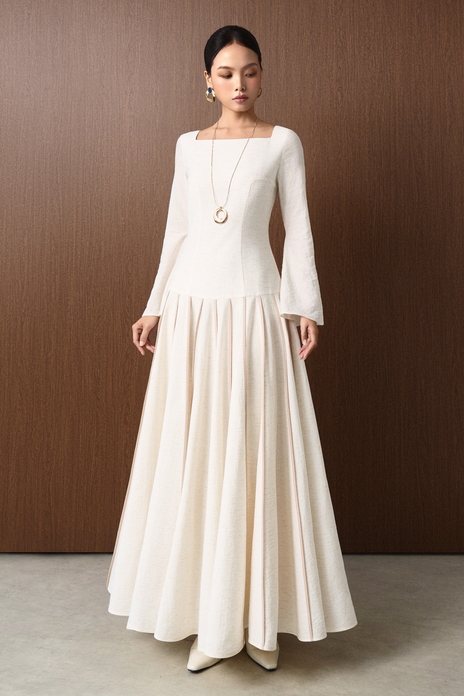 Iverne Pleated Maxi Dress - MEAN BLVD