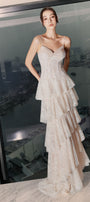 Ivoire Clair Sweetheart Maxi Dress - MEAN BLVD