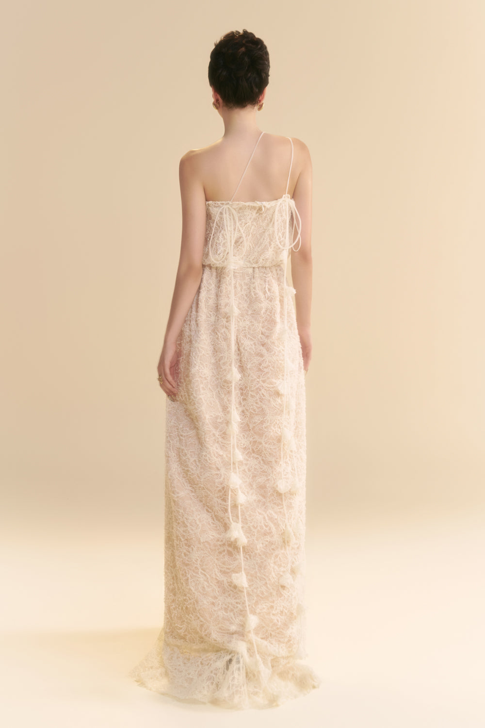 Ivoria Blouson Ruffle Maxi Dress - MEAN BLVD