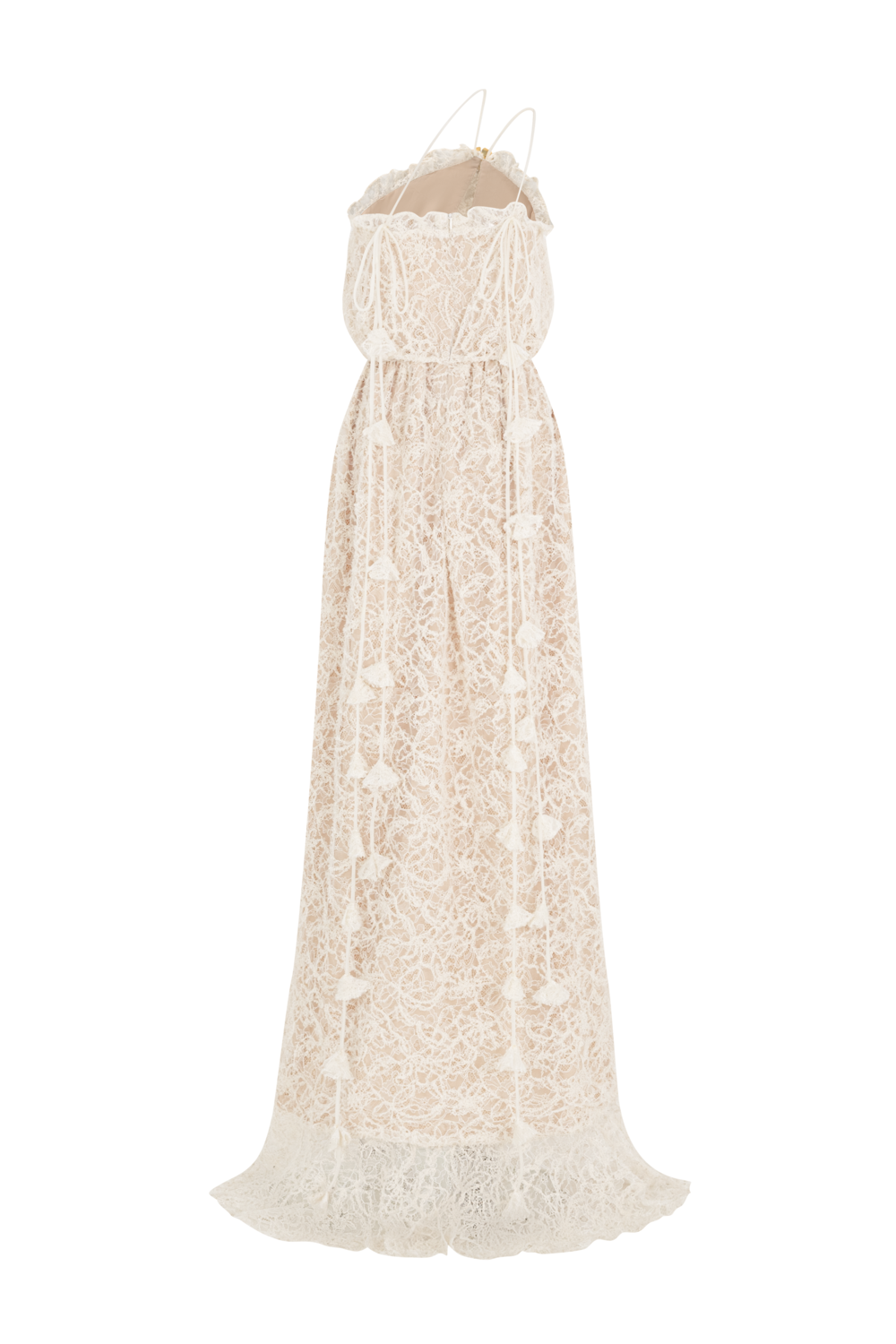 Ivoria Blouson Ruffle Maxi Dress - MEAN BLVD