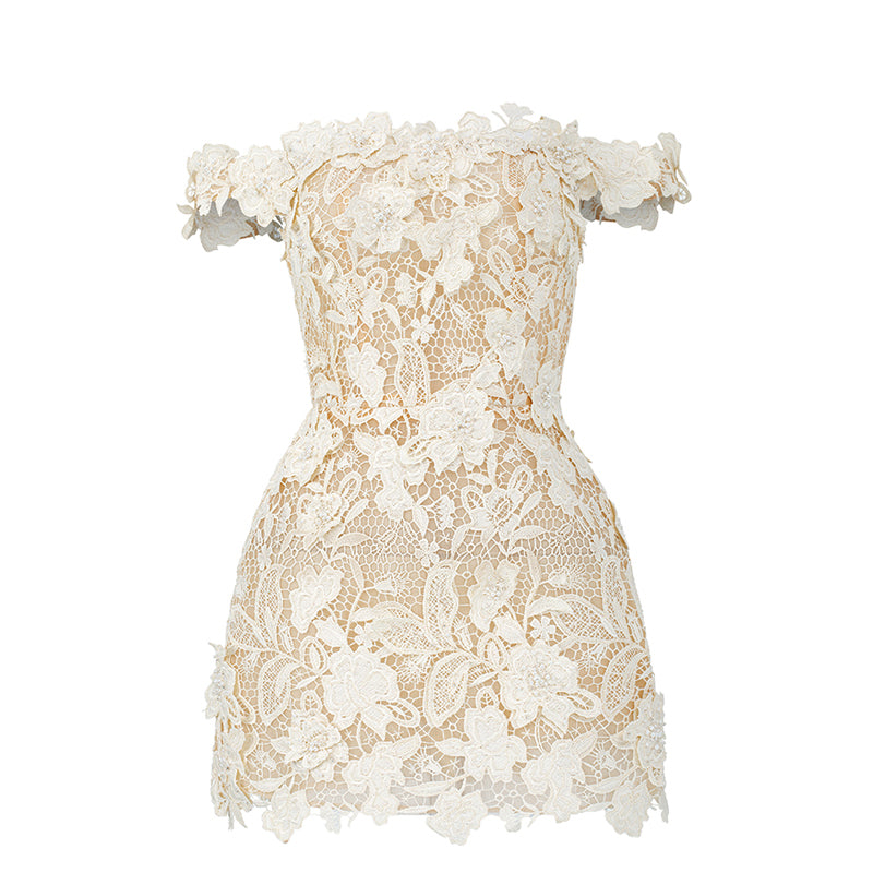 Nerra Off-Shoulder Mini Dress