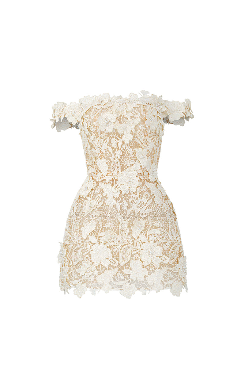 Nerra Off-Shoulder Mini Dress